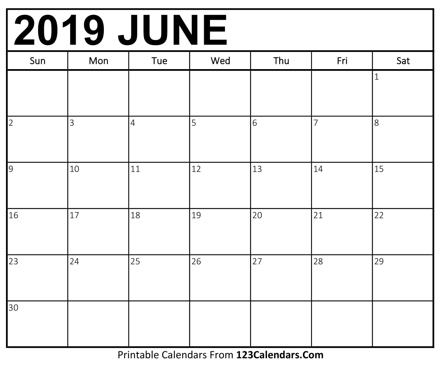 printable june 2018 calendar