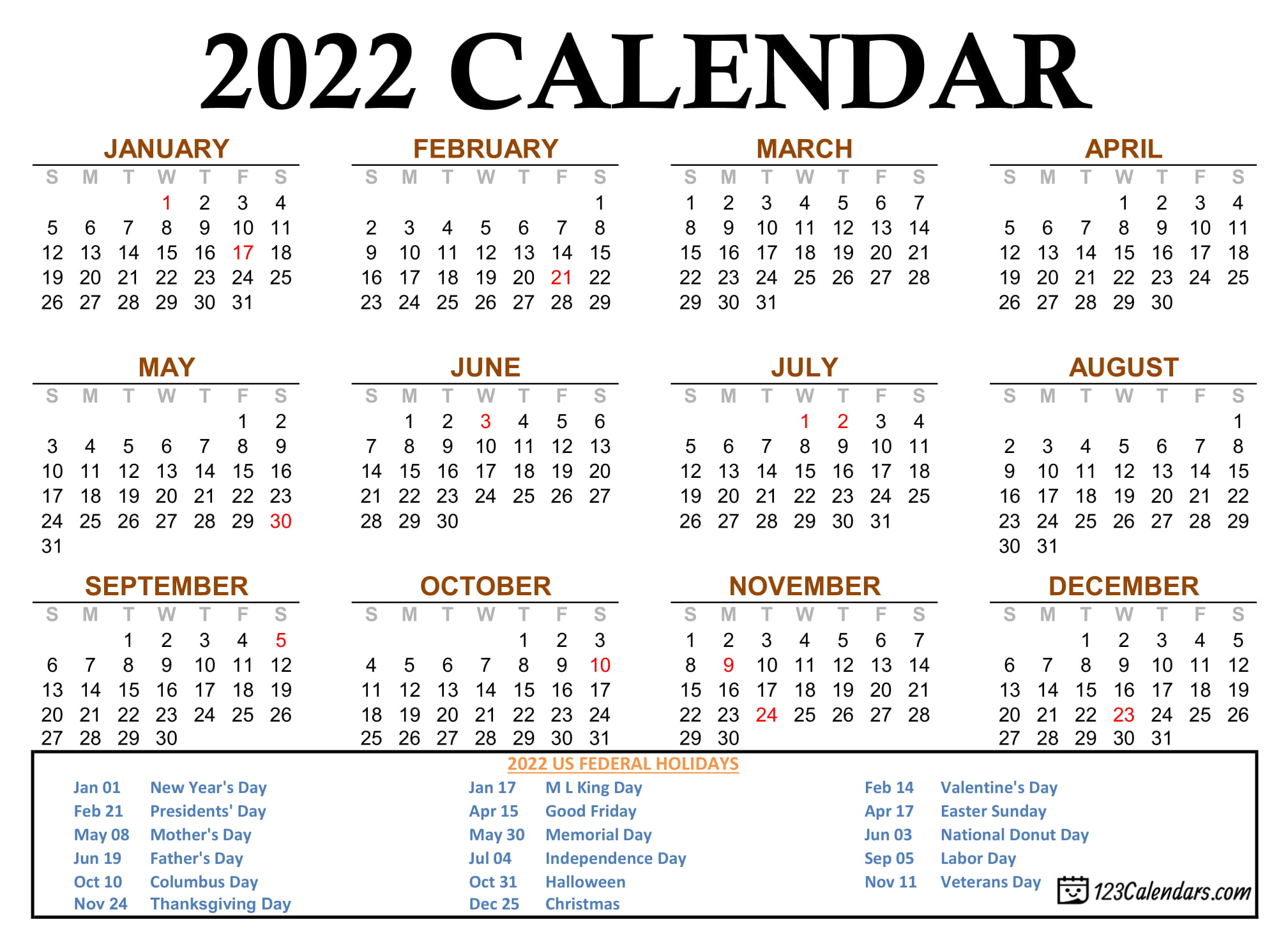 Advent Wall Staples 2022 Calendar 2022 Calendar 2022 Printable Pdf 